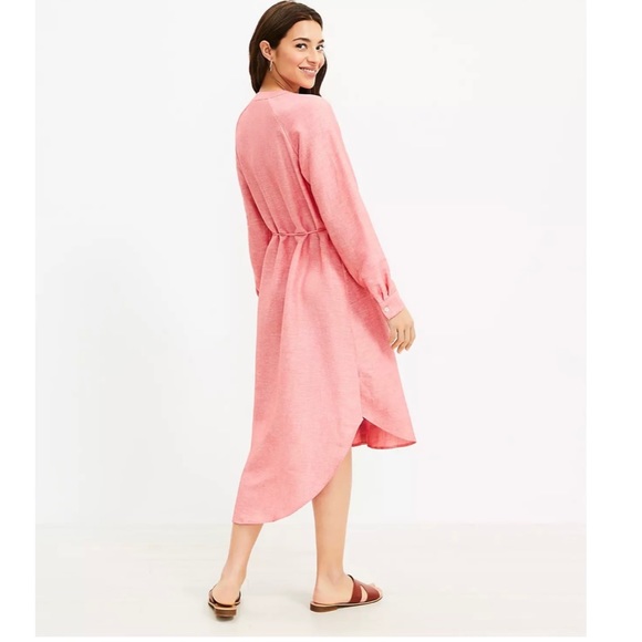 LOFT Hi-Lo Shirtdress NWT - Picture 2 of 7